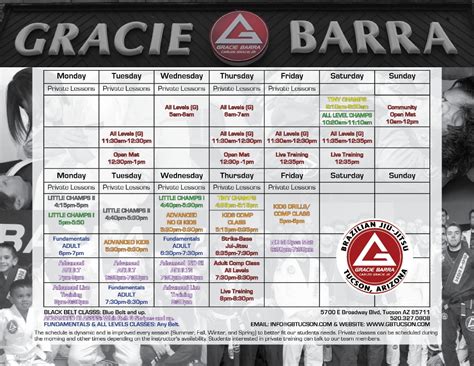 gracie barra tucson|gracie barra tucson schedule.